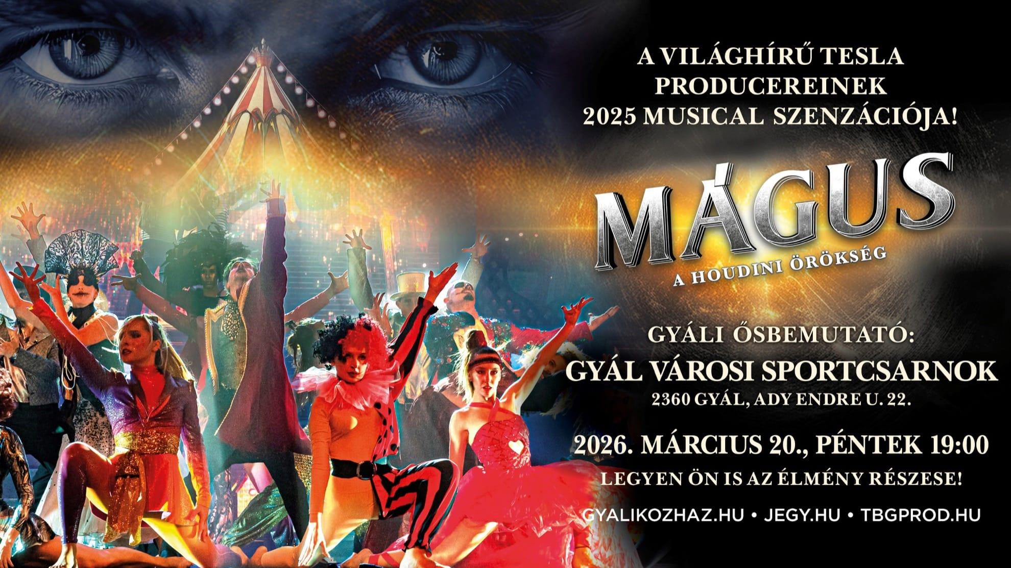 MÁGUS - A HOUDINI ÖRÖKSÉG  TÖRTÉNETÜNKRŐL
